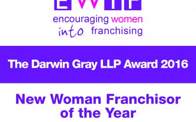 WINNERS! New Woman Franchisor of the year 2016 Jenni Dunman Daisy First Aid