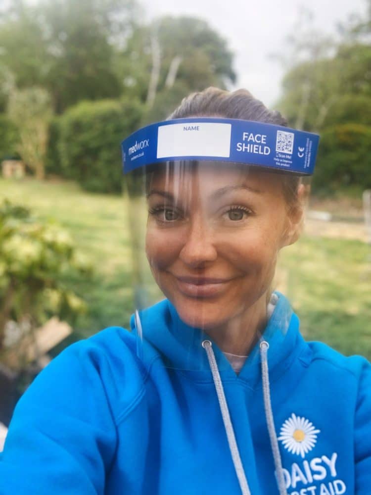 Face Shields Daisy First Aid